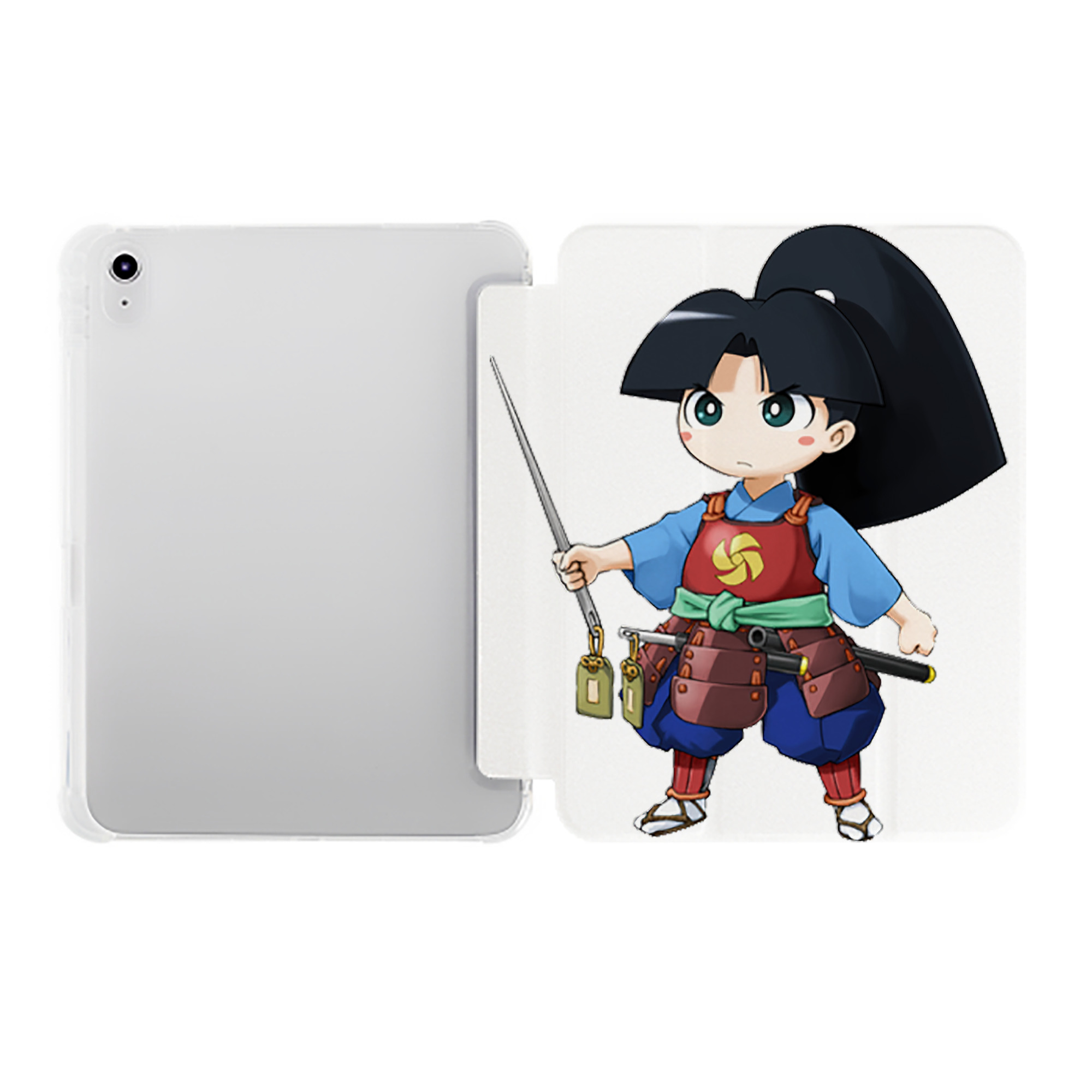 （画像用） 遊☆戯☆王 Yu-Gi-Oh! IPad ケース ペン収納付き 三つ折りスタンド PUレザー×シリコン 対応機種9.5/10.5/10.9インチ